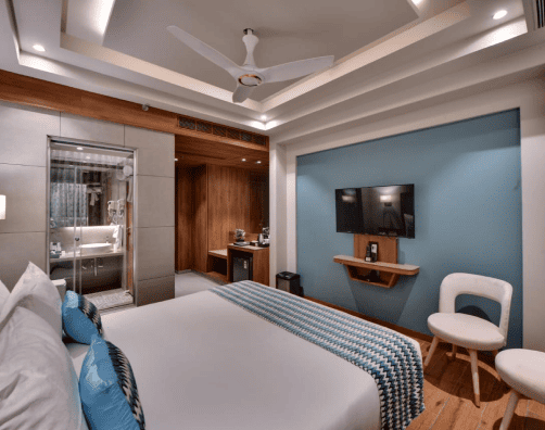Guest room at The Fern Shelter Resort Palghar